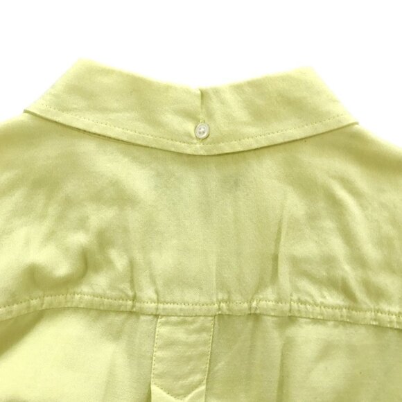 Gap cotton yellow button down shirt, Size LP - Picture 4 of 6